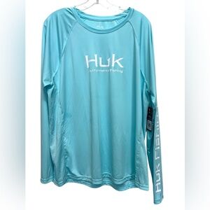 Huk Aqua Performance Long Sleeve Shirt Size XXL NWT